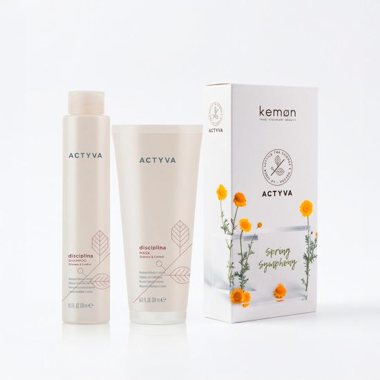 Kemon Подарочный набор "Для непослушных волос": Шампунь (250 мл)+Маска (200 мл) Actyva Disciplina Velian