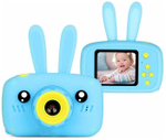 Детский цифровой фотоаппарат камера в форме зайчика (Голубой)