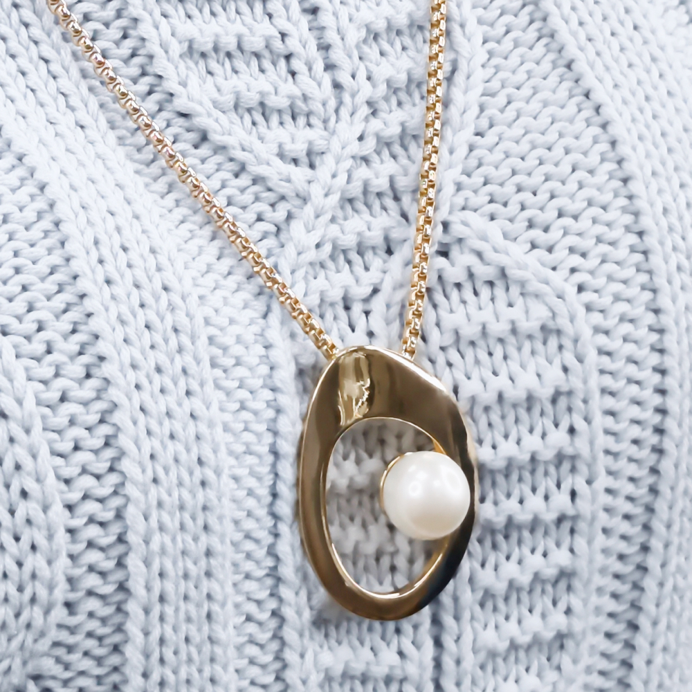 Колье Fiore Luna WHITE PEARL BBN13063-02 G