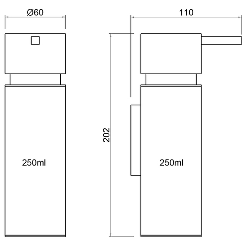 Дозатор для жидкого мыла Timo Torne 43039/17 Золото матовое