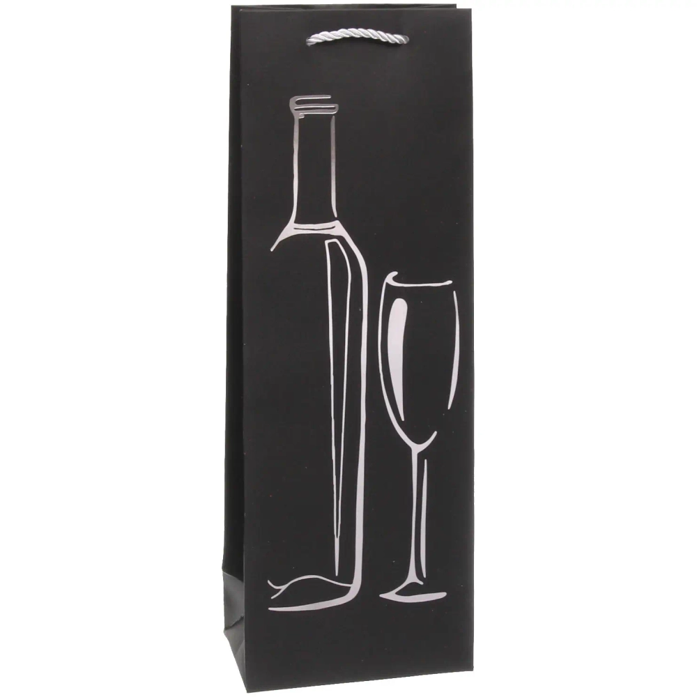 Пакет под бутылку «Элегия» 36*12,5*8,5 см