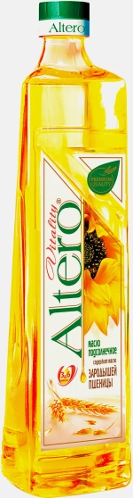 Масло подсолнечное Altero Vitality рафинированное 810мл