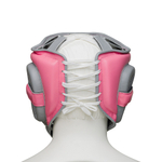 Шлем боксерский LEADERS FANCY с бамперной защитой PNK/GR розовый/серый