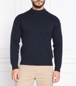 Хлопковый свитер ashetland BOSS ORANGE - темно-синий(50474333)