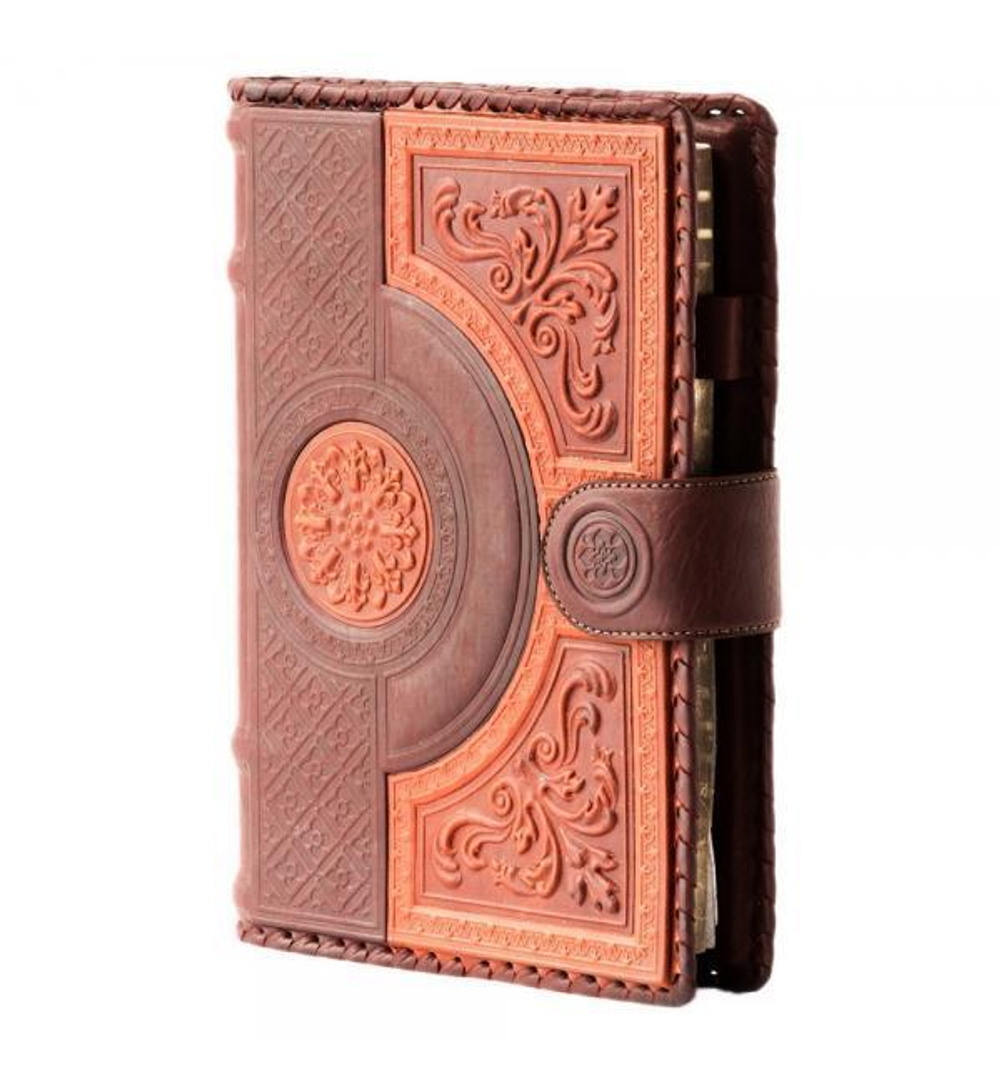 Ежедневник А5 «Венеция». Цвет коричнево-оранжевый