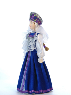 Кукла коллекционная в Свадебном женском костюме.