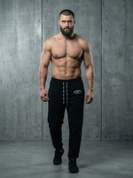 Брюки демисезонные с карманами LEGENDA Logo черные