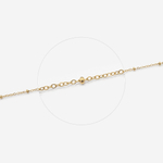 Цепь "Solar", звено 1мм, позолота