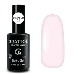 Grattol Bottle Gel - Гель во флаконе с кистью 03, 9мл