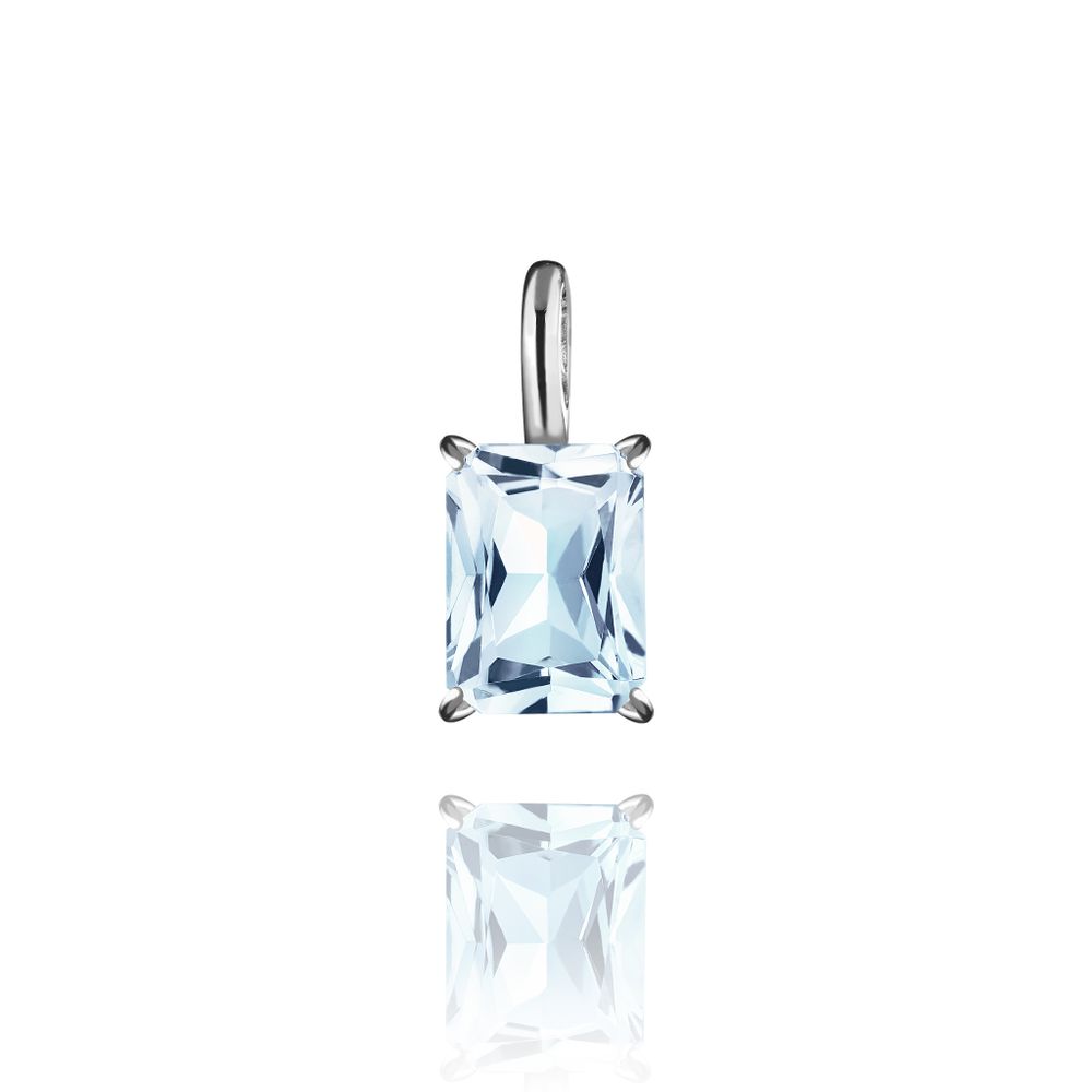 Подвеска Crystal Classic с голубым топазом