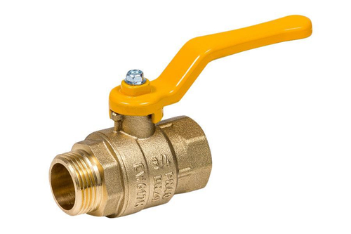 Кран шар лат 1/2" ду15мм р г/ш газ 026187