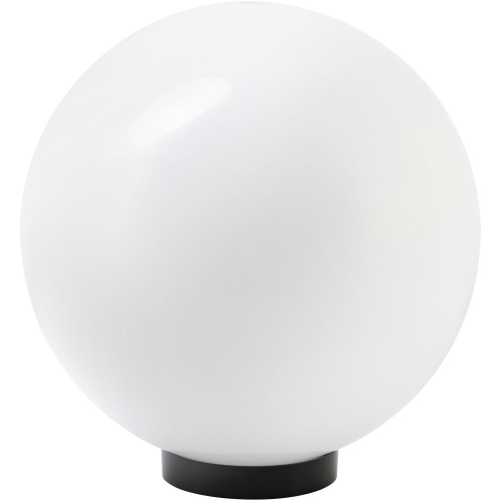 Садово-парковый светильник ЭРА НТУ 01-150-401 шар опаловый на опору / кронштейн IP44 Е27 max150Вт d400mm | Садово-парковые светильники