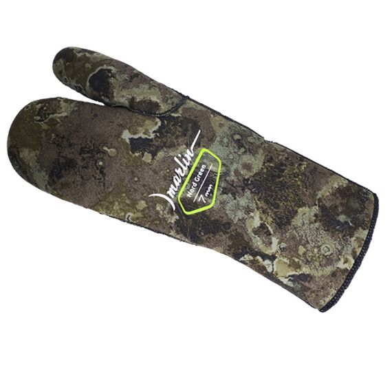 Перчатки трехпалые Marlin Nord 7 мм Зеленые