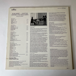 Винтажная виниловая пластинка LP Schubert Шуберт, Goethe,Hermann Prey, Helmut Deutsch, Lieder Und Balladen, Songs And Ballads (Германия 1982)