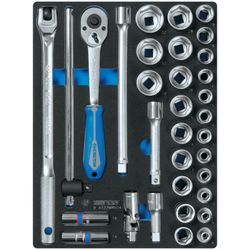 KING TONY (934-188MRV) Набор инструментов "FOCUS" в красной тележке, 188 предметов