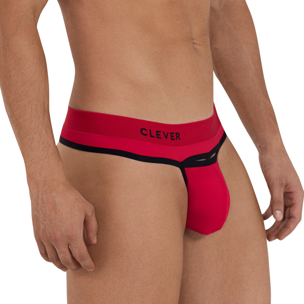 Мужские трусы стринги красные Clever CELESTIAL THONG 114705
