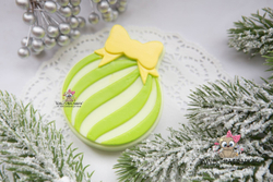 Силиконовая форма Шар ёлочный