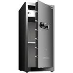 Сейф DELI "AE135" биометрический + электронный замок + ключ, 1200x550х520 мм, 74 кг, черный