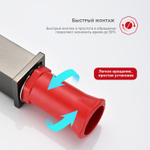 Смеситель для раковины Raglo R01.15.09, графит