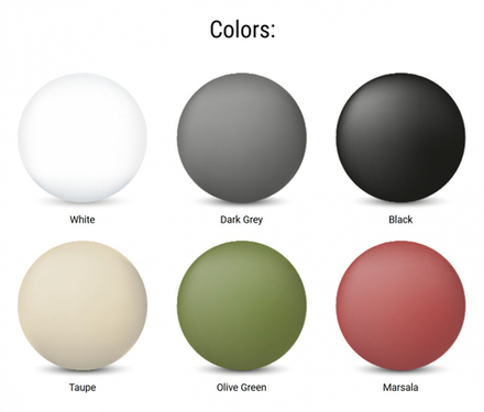 Табурет пластиковый полубарный Siesta Contract Tom Bar 65, бежевый