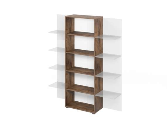 Стеллаж дополнительный 712х356х1916 L-641