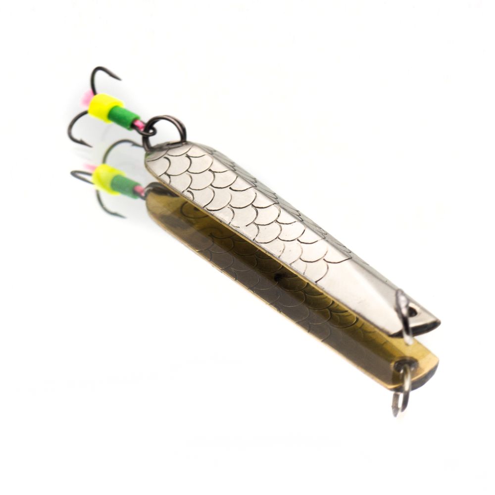 Зимняя блесна Гробик тройник чеканка, 48мм