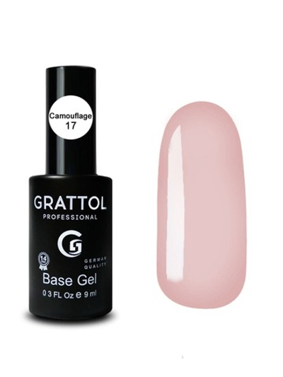 Grattol Base Camouflage - База камуфлирующая 17, 9мл