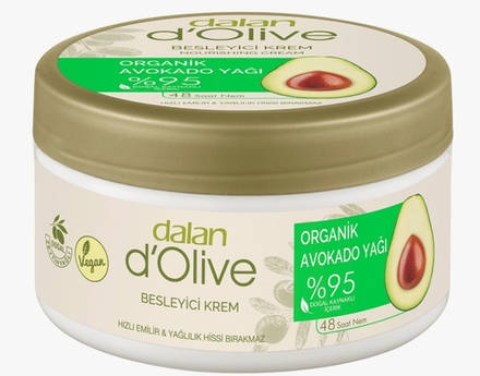 Далан d`Olive крем д/рук и тела 250мл Масло авокадо (банка)/12