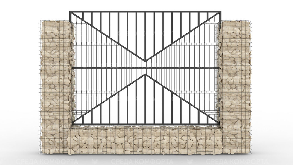 Забор 3Д ZBR0088