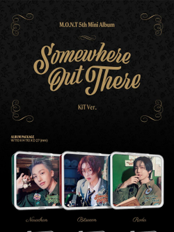 Альбом M.O.N.T - SOMEWHERE OUT THERE 5th Mini Album KiT Version RANDOM Cover