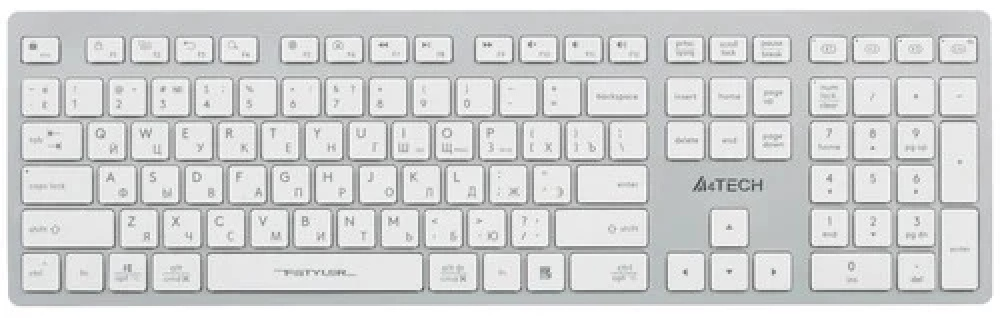 Клавиатура A4Tech Fstyler FBX50C белый
