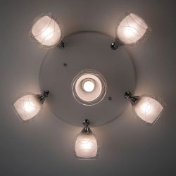 Citilux Самба CL158161 Люстра с поворотными плафонами Белая Хром