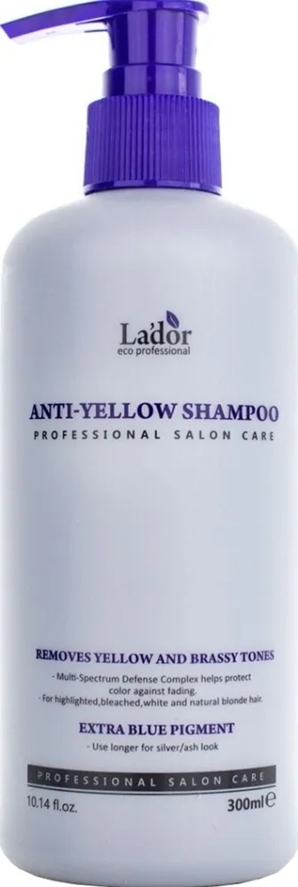 Lador Anti-Yellow Shampoo для устранения желтизны 300ml