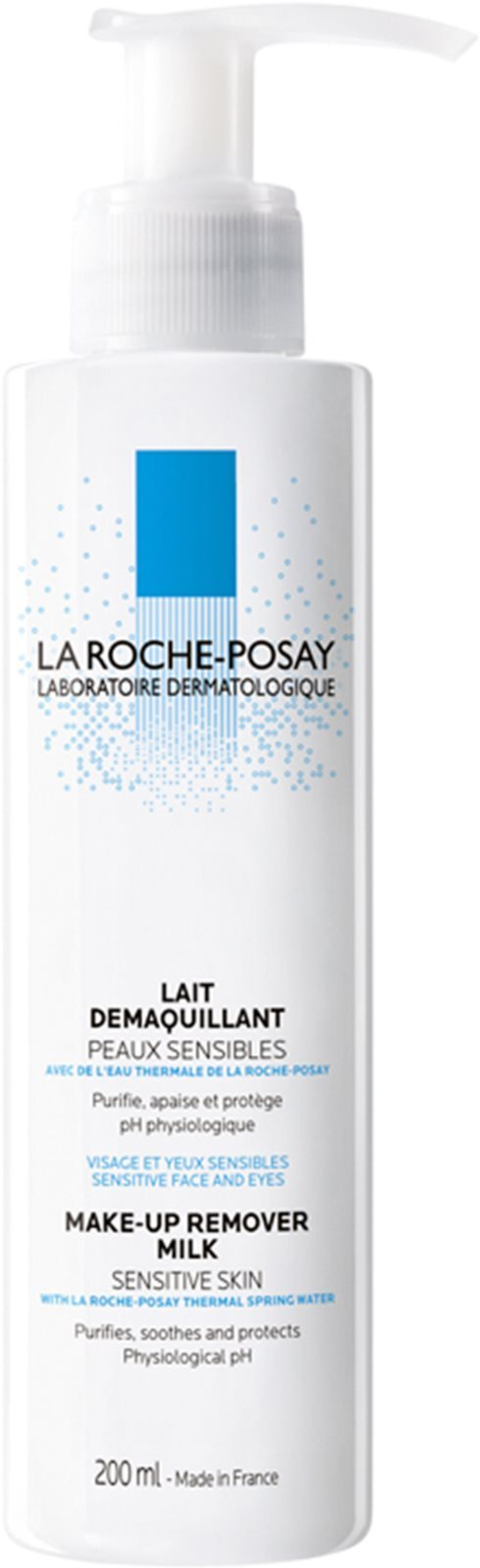 La Roche-Posay Physiologique - физиологическое очищающее молочко для очень чувствительной кожи. /   200  ml  / GTIN 3337872410314