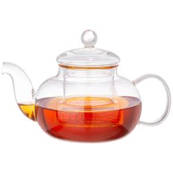 ЧАЙНИК ЗАВАРОЧНЫЙ AGNESS СО СТЕКЛЯННЫМ ФИЛЬТРОМ 600 МЛ (КОР=24ШТ.)