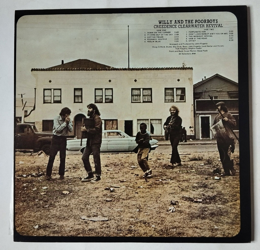 Винтажная виниловая пластинка LP Creedence Clearwater Revival Willy And The Poor Boys (Japan 1972) (No Obi) Fortunate Son