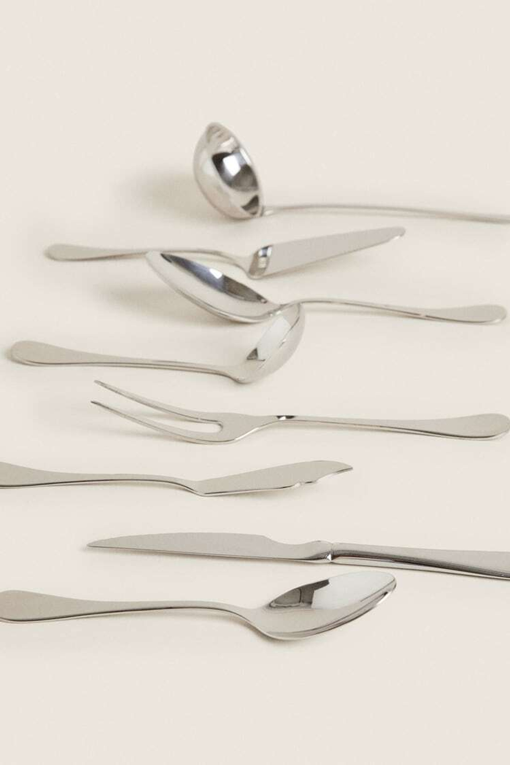 ZARA HOME КЛАССИЧЕСКАЯ ЛОЖКА, СТАЛЬНОЙ