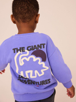 Толстовка и брюки карго в комплекте для мальчика Next 794-345, Сиреневый, Черный