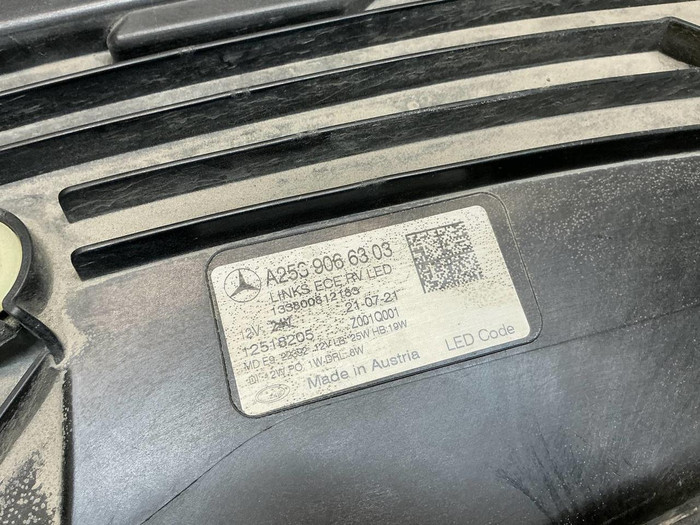 Фара левая Mercedes GLC X253 (2019-2022) LED