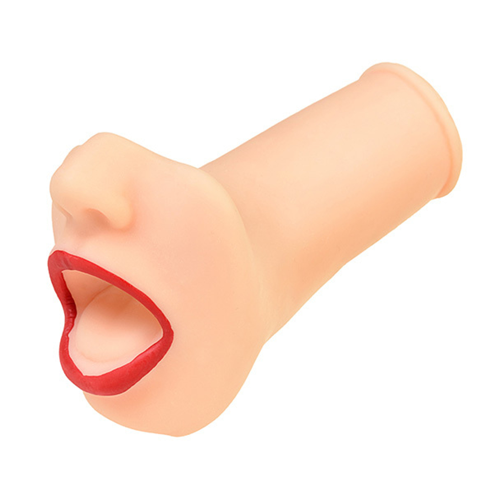 Телесный реалистичный мастурбатор-ротик 12,6см ToyFa Juicy Pussy Lips 893005