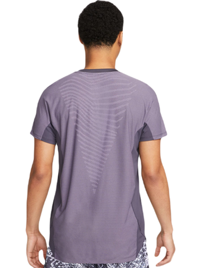 Мужское теннисное поло Nike Dri-Fit Advantage Slam Tennis Polo - gridiron/white