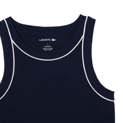 Женские Шорты теннисные Lacoste Ribbed Cotton Pyjama Set - небесный