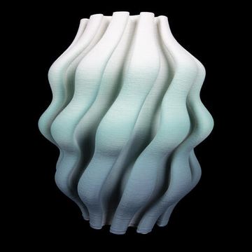 Декоративная ваза 10264V/S зелёный градиент Amalfi LOFT IT