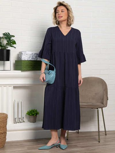 Платье бохо Марисоль (темно-синее) П15387-8М LT Collection