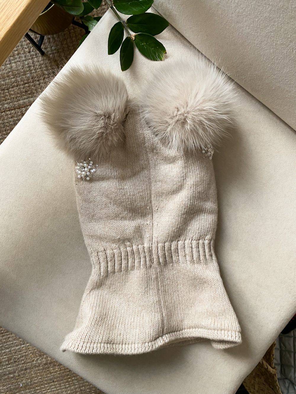 Шерстяная шапка-шлем Chobi, 116