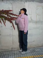 Толстовка Правда x Anteater Шерпа розовая