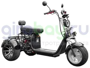 Электроскутер IKINGI X12 PRO TRIKE PLUS 3333W - Черный фото №4