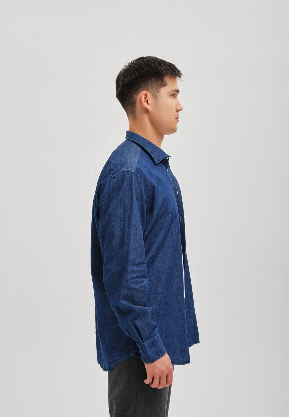 Рубашка мужская Denim BLUE