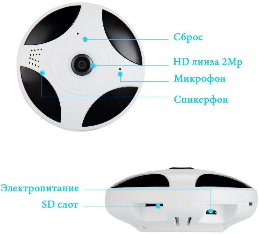круглая камера wifi