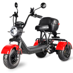 Электротрицикл CityCoco WHITE SIBERIA TRIKE MINI RED 1500W